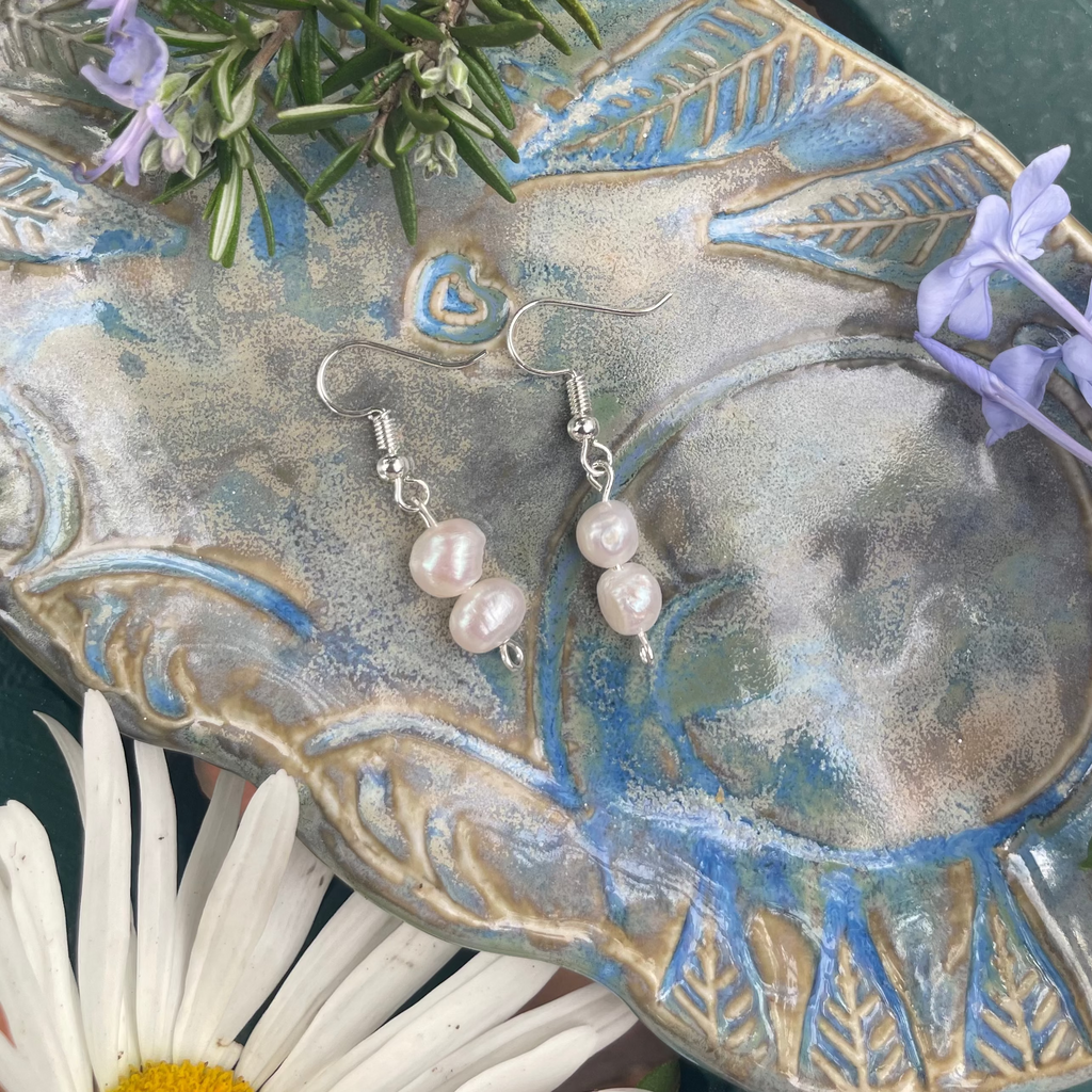 Freshwater Pearl Duo Earrings